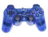 LB JOYSTICK PS2 TRANS DUAL SHOCK LB802AZ AZUL